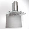 Luxair LA-90-CVD-GL-UK 90cm Curved Glass Hood Stainless steel
