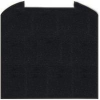 Signature Curved 1000 x 750 Splashback Black Stars