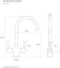 Caple WAS4/CH Washington Monobloc Tap Chrome