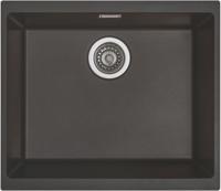Carysil EN500 Quadrus 53cm Single Bowl Undermount Sink Gunmetal