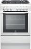 Indesit I6GG1(W) 60cm 4 gas burners. Freestanding Gas Cooker White