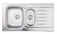 Carysil LD150 Livanna 1 1/2 Bowl Inset Sink Stainless steel