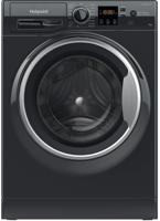 Hotpoint NSWM1045CBSUKN Black 10kg 1400rpm spin Freestanding Washing Machine Black