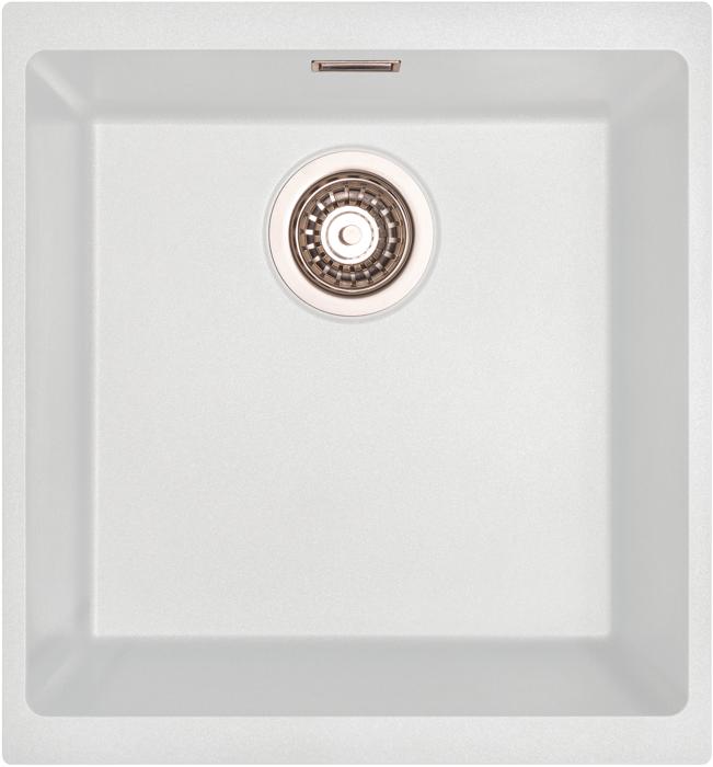 Carysil EN400-WH Single Bowl Undermount Sink White