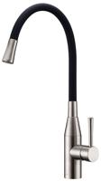 Clearwater MO2BNBLK Morpho Single Lever Flex Spout Tap Black/Brushed Nickel