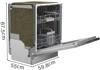 Bosch SMV4HTX27G  Series 4, Fully-integrated 12 Place Settings Integrated Dishwasher 