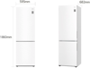 LG GBB61SWJEC Total No Frost 341-Litres 60/40 Split Freestanding Fridge-Freezer White