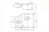 1810 LUXSODUO25 160/340 BBR 25mm Radius Corners LD/1634/U25/S/BBR/305 (Old Overflow system) 1.5 Bowl Undermount Sink Stainless steel