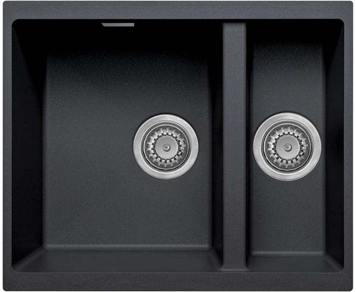 Carysil EN50-BK 1.5 Bowl Undermount Sink Black