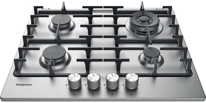 Hotpoint PPH 60G DF IX UK  60cm 4 Gas Burners ( PPH60GDFIX ) Gas Hob Silver