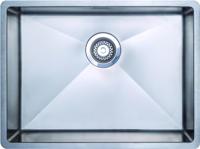 Carysil SR1013 10mm radius Single Bowl Undermount Sink Brushed Steel