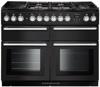 Rangemaster NEXSE110DFFCB/C Nexus SE 110 125870 Dual Fuel Range Cooker Charcoal Black / Chrome