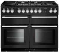 Rangemaster NEXSE110DFFCB/C Nexus SE 110 125870 Dual Fuel Range Cooker Charcoal Black / Chrome
