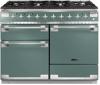 Rangemaster ELS110DFFMG Elise 110 110cm 126920 Dual Fuel Range Cooker Mineral Green / Brushed Nickel