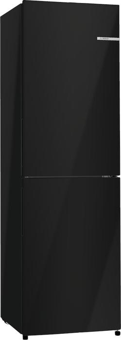 Bosch KGN27NBFAG Series 2, No Frost Free-standing with freezer at bottom, 182.4 x 55 cm Freestanding Fridge-Freezer Black