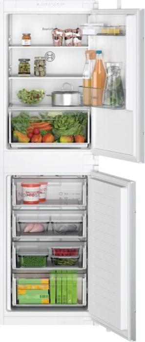 Bosch KIN85NSF0G  Series 2  No Frost with freezer at bottom, 177.2 x 54.1 cm, sliding hinge, 50 / 50 Integrated Fridge Freezer White