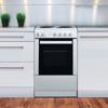Statesman DELTA50W 50cm Single Cavity Freestanding Electric Cooker White