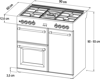 Stoves ST RICH DX S900DF CB Cre 90cm 444410901 Dual Fuel Range Cooker Chilli Red