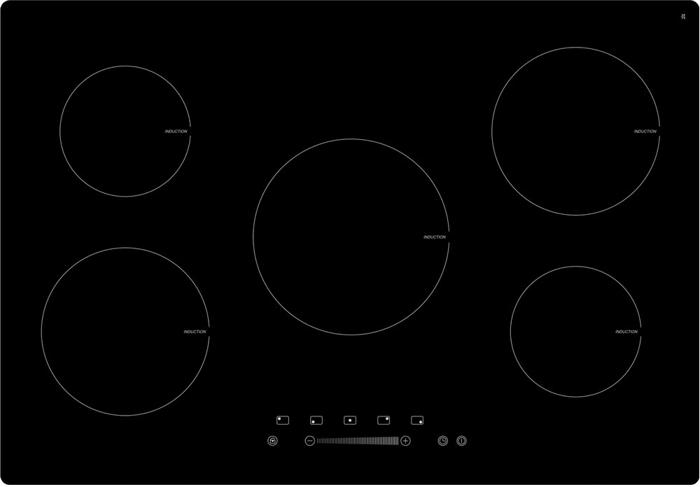 Prima PRIH206 75cm Induction Hob Black