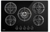 Stoves ST GTG75C 75cm 5 Gas Burners Cast Iron Pan Supports ( 444410196 ) Gas Hob Black