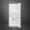 Smeg FA490RAN5  Bottom Mount 70cm No Frost,  Portofino, right hand hinge Freestanding Fridge-Freezer Black