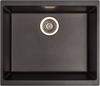 Carysil EN500 Quadrus 53cm Single Bowl Undermount Sink Black