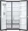 LG GSLV71MCTF Water & Ice Dispenser ThinQ(WiFi) 635-Litres Non-Plumbed American Style Fridge Freezer Matte Black