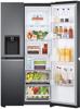 LG GSLV71MCTF Water & Ice Dispenser ThinQ(WiFi) 635-Litres Non-Plumbed American Style Fridge Freezer Matte Black