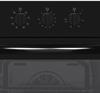 White Knight DAWKSBI60-B-P 8 Function Built-in Single Electric Oven Black