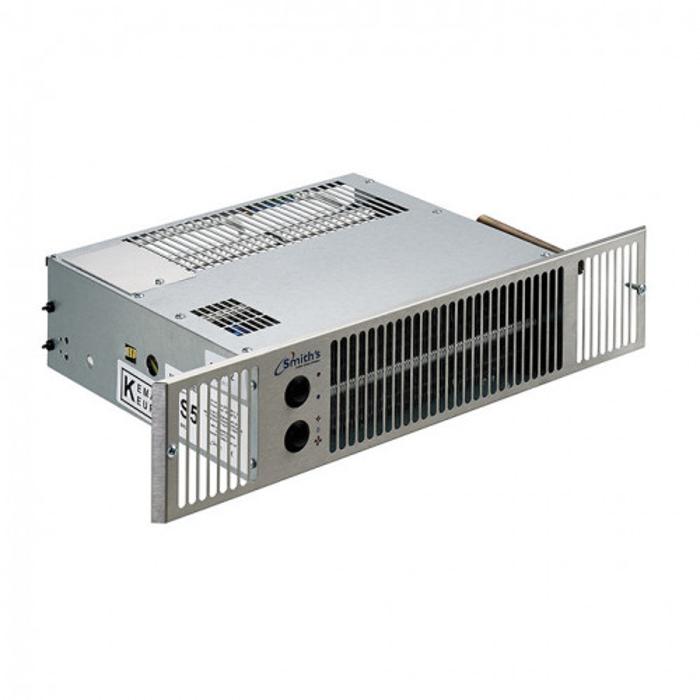 Smiths Space Saver SS3/5-2 Space Saver Fan Convector + Stainless Steel Grille No Hose HPSS10001 Plinth Heater Brushed Steel