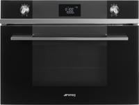 Smeg SF4102MCN Linea Combi-Microwave 45cm compact Built-in Microwave Black