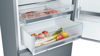 Bosch KGE49AICAG  Series 6, Free-standing  with freezer at bottom, 201 x 70 cm 70/30, 419 Litres Freestanding Fridge-Freezer Inox
