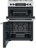 Hotpoint CD67G0CCX/UK Cannon Double Oven Freestanding Gas Cooker Stainless steel