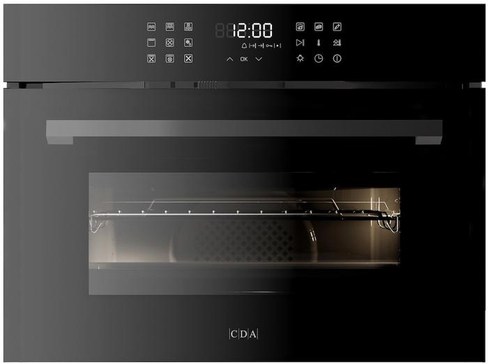 CDA VK903BL Compact Combination Microwave, Grill and Fan Oven Built-in Microwave Black