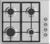 Prima PRGH108 60cm 4 Burner Cast Iron Pan supports Gas Hob Stainless steel