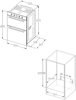 Belling BEL BI903MFC  Oven with Catalytic Liners 444411402 Built-in Double Electric Oven Stainless steel