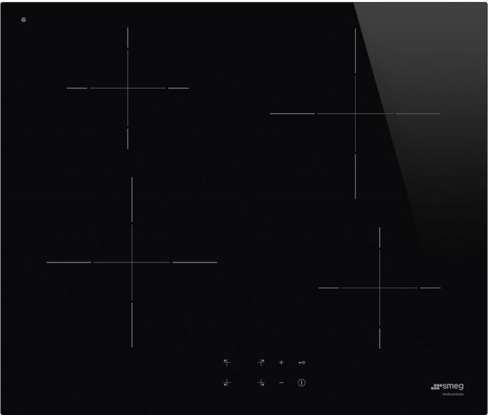 Smeg SI2641D 60cm touch control Induction Hob with Straight Edge Glass Induction Hob Black