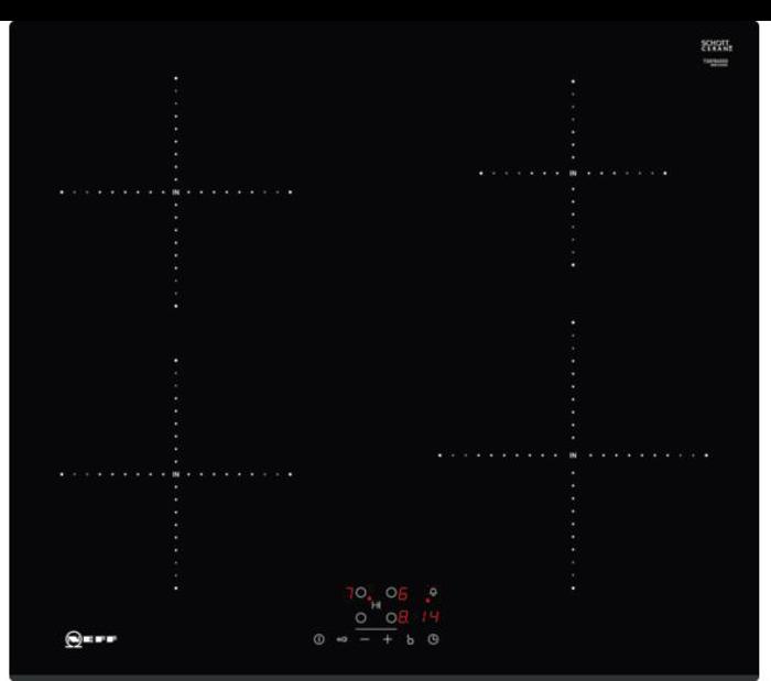 NEFF N50 T36FB40X0  60cm 4 Cooking Zones Induction Hob Black