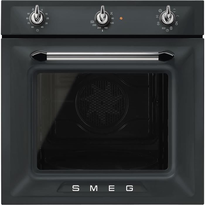 Smeg SF6905NO1 Victoria Built-in Single Electric Oven Matt Black