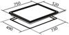 CATA UBEMF622SS Single Electric Oven + OEM INDH75BL 5 Zone Electric Hob ( Oven and Hob Pack ) Stainless steel