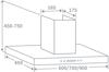 Prima PRCH030 90cm Box Chimney Hood Stainless steel