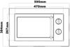 OEM BIM20SS 20 Litres Built-in Microwave Stainless steel