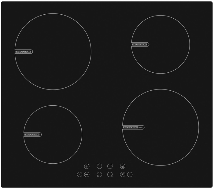 White Knight DAWKHBII60-P Induction Hob Black