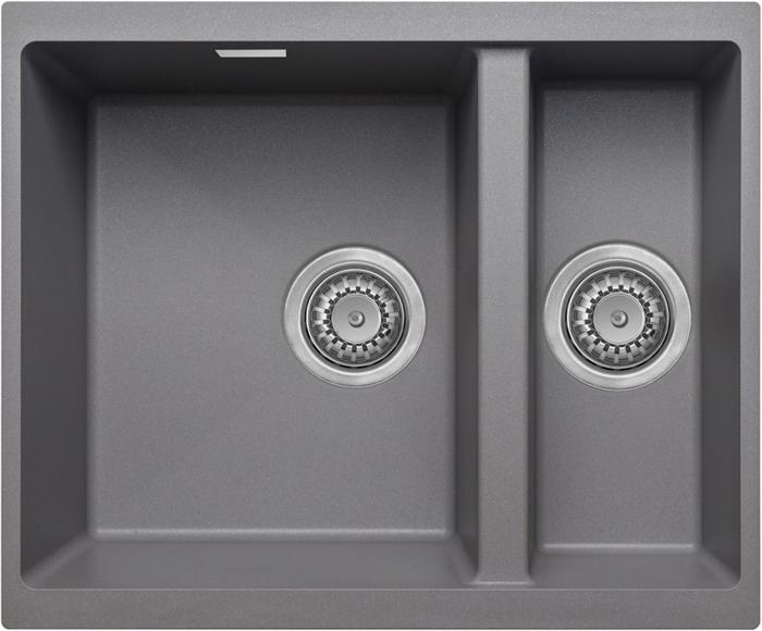 Carysil EN50-GR 1.5 Bowl Undermount Sink Graphite Grey