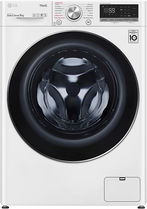 LG F4V709WTSE 9kg 1360rpm Freestanding Washing Machine White