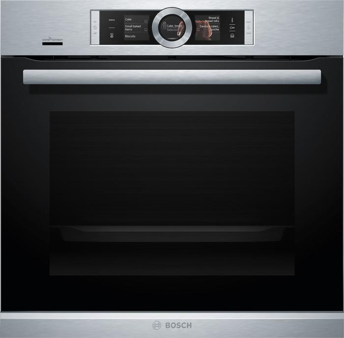 Bosch HRG6769S6B Series 8, with added steam function, 60 x 60 cm Built-in Single Electric Oven Stainless steel