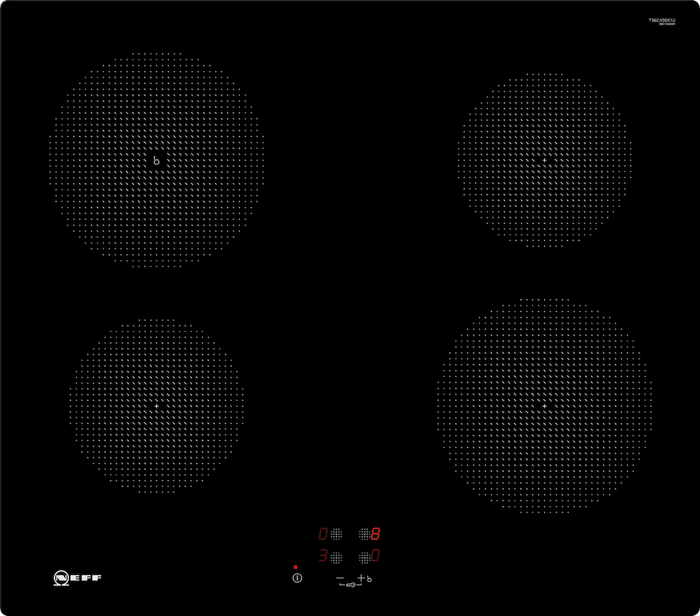 NEFF T36CA50X1U N 30, 60 cm, Induction Hob Black