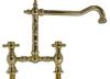 Paini (Plumbing Imports) 215EG CAMARGUE BRIDGE Tap English Gold