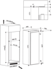 Hotpoint HS 1801 AA Integrated Fridge White