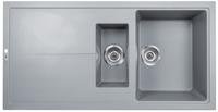 1810 Bladeduo 150i BLD/150/I/PQ/REV/923 600cmm 1.5 Bowl Purquartz Inset Sink Grey